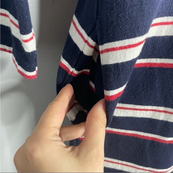 UNIQLO Navy Blue Red White Striped Dress - Picture 3 of 7